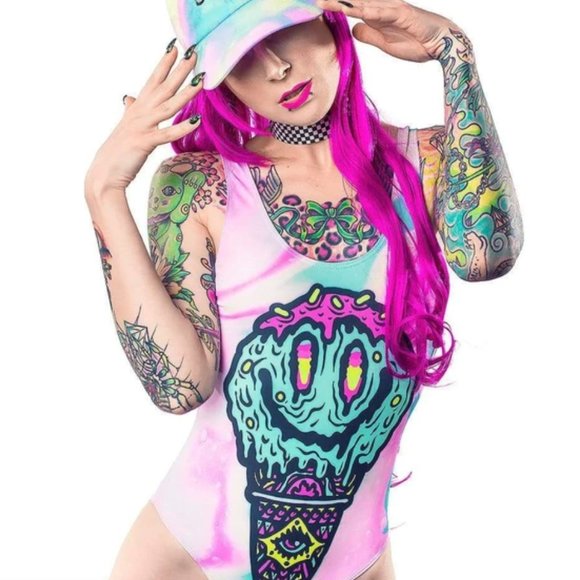 Scummy Bears Third 3y3 Skream Body Suit - Picture 1 of 2